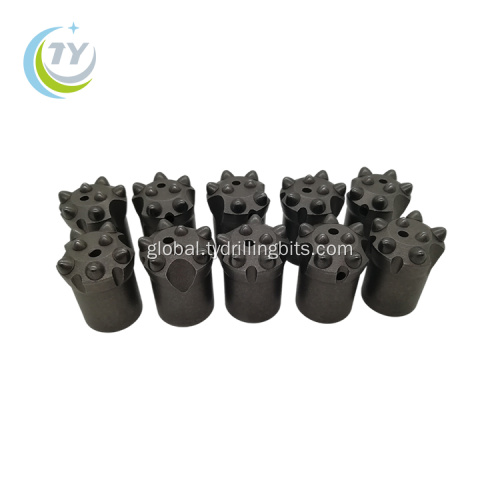 Tapered Button Bit 11 degree 7 tips 38mm tapered button bit Supplier